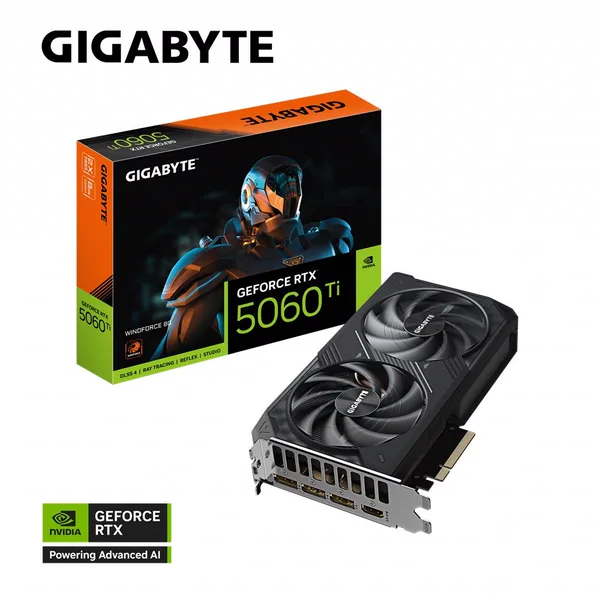 GIGABYTE GeForce RTX 5060 Ti WINDFORCE OC 8G