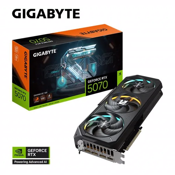 GIGABYTE GeForce RTX 5070 GAMING OC 12G