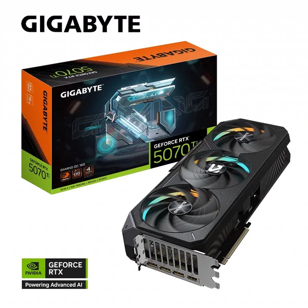 GIGABYTE GeForce RTX 5070 Ti GAMING OC 16G