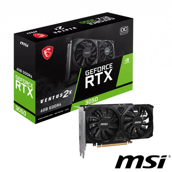 MSI GeForce RTX 3050 VENTUS 2X 6G OC