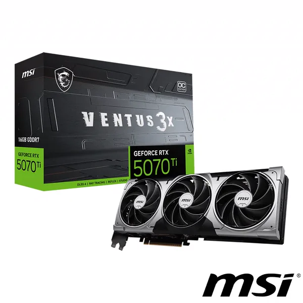 MSI GeForce RTX 5070 Ti 16G VENTUS 3X OC